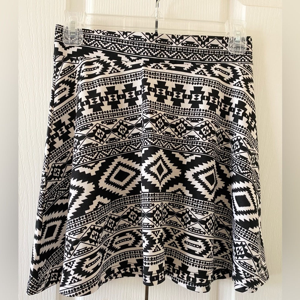 Juniors American Rag Skater Skirt - Black Combo